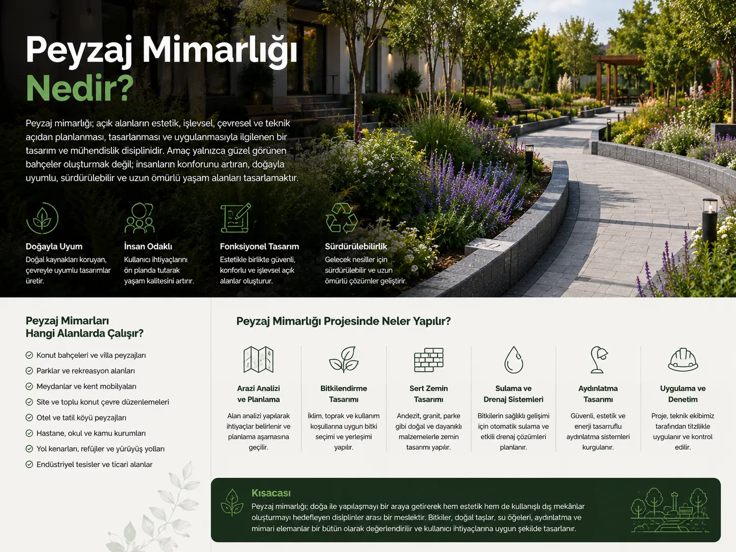 peyzaj mimarlığı nedir, izmir peyzaj mimarı