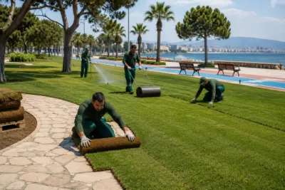 izmir hazır çim rulo çim