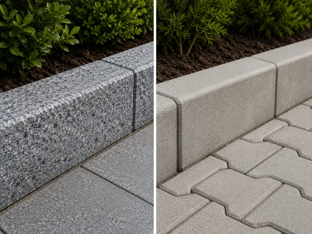 Andezit Bordür ile Beton Bordür Farkı