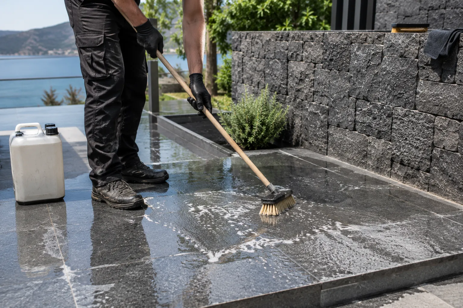 Bazalt Taş Bakımı, Temizliği ve Koruma