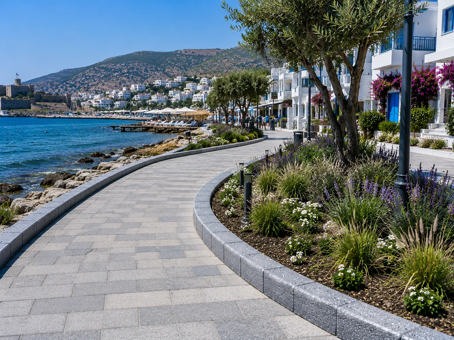 Bodrum Andezit Bordür