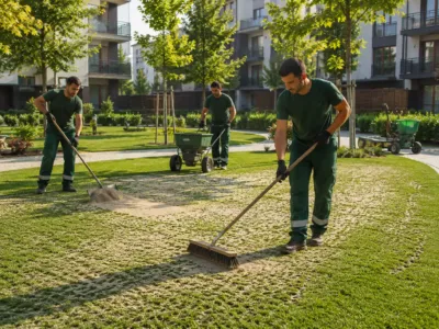 Çim Havalandırma (Aerasyon) ve Üstten Kumlama