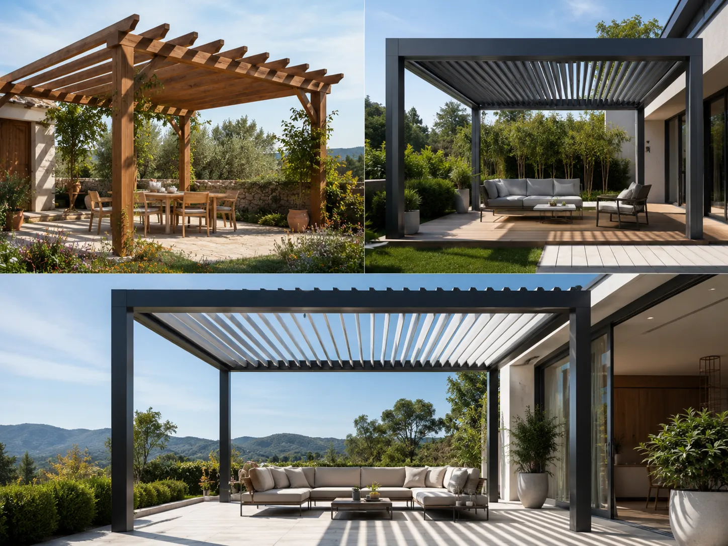 Pergola Fiyatları (Ahşap, Alüminyum, Bioklimatik)